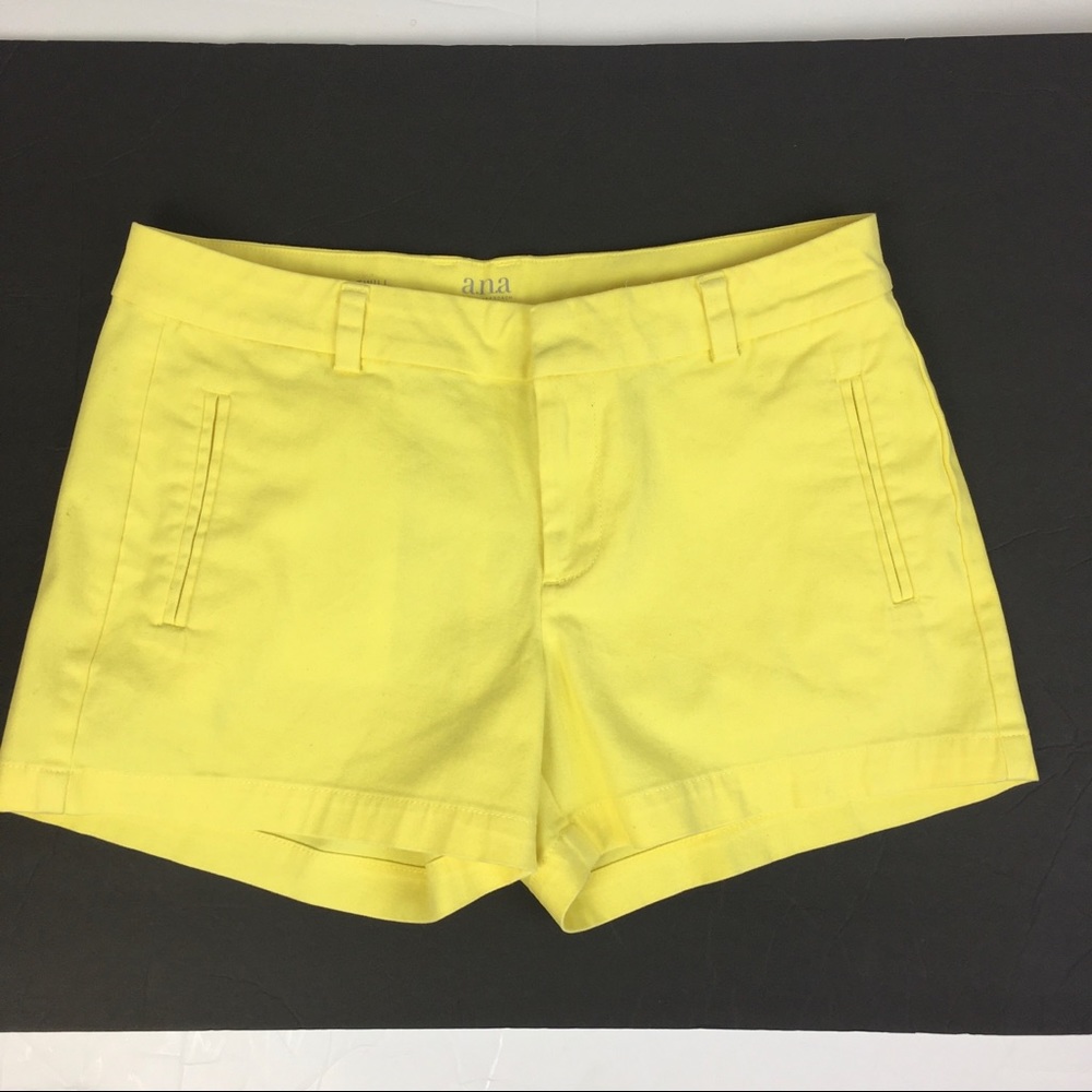 Ana Yellow Twill Shorts
